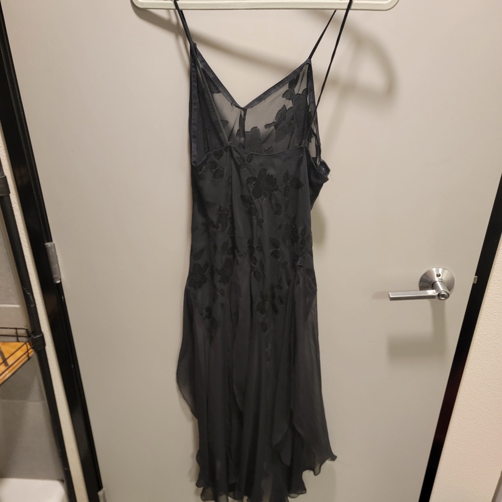 Black sheer dress